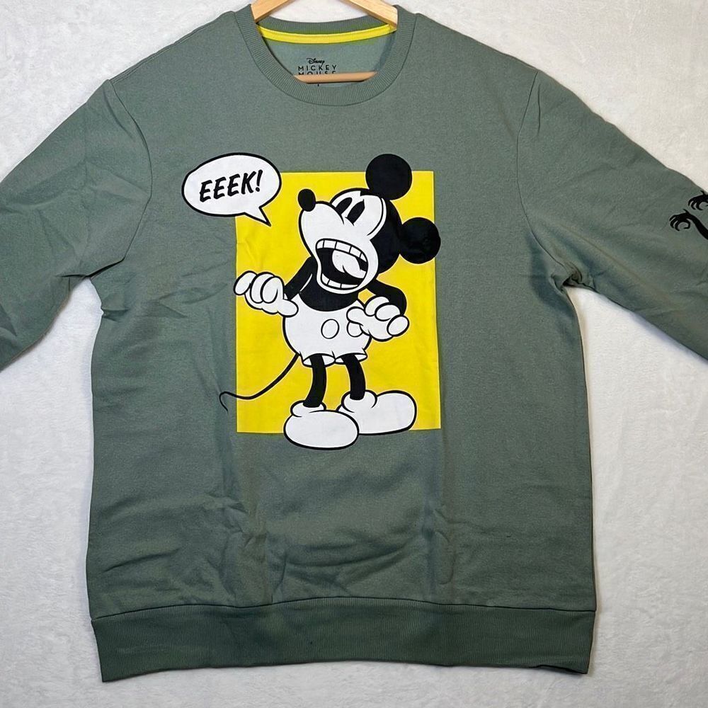 Disney Mickey Mouse Sweatshirt- Men Large- NWT